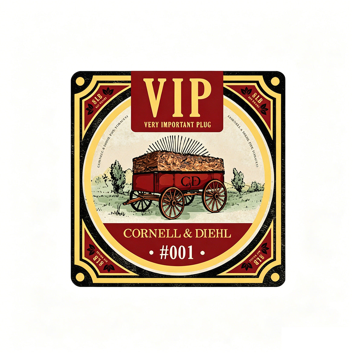 Cornell & Diehl - VIP #001 Very Important Plug 8 Lbs 3.6287 kilo