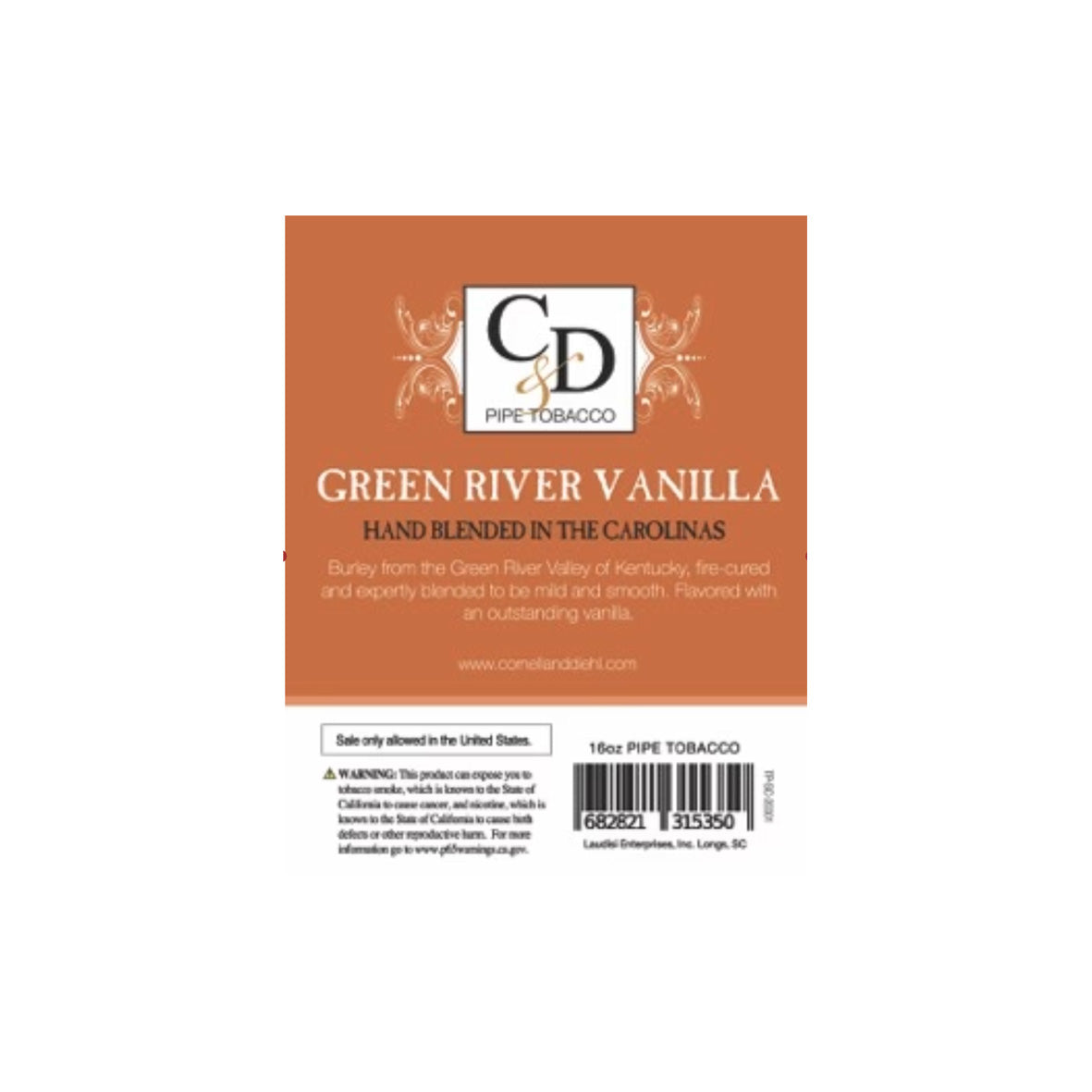 Cornell & Diehl - Green River Vanilla MYO 16oz 453.6 gram