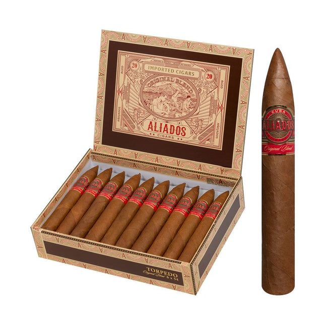 Cuba Aliados - Original Torpedo 20 stick box