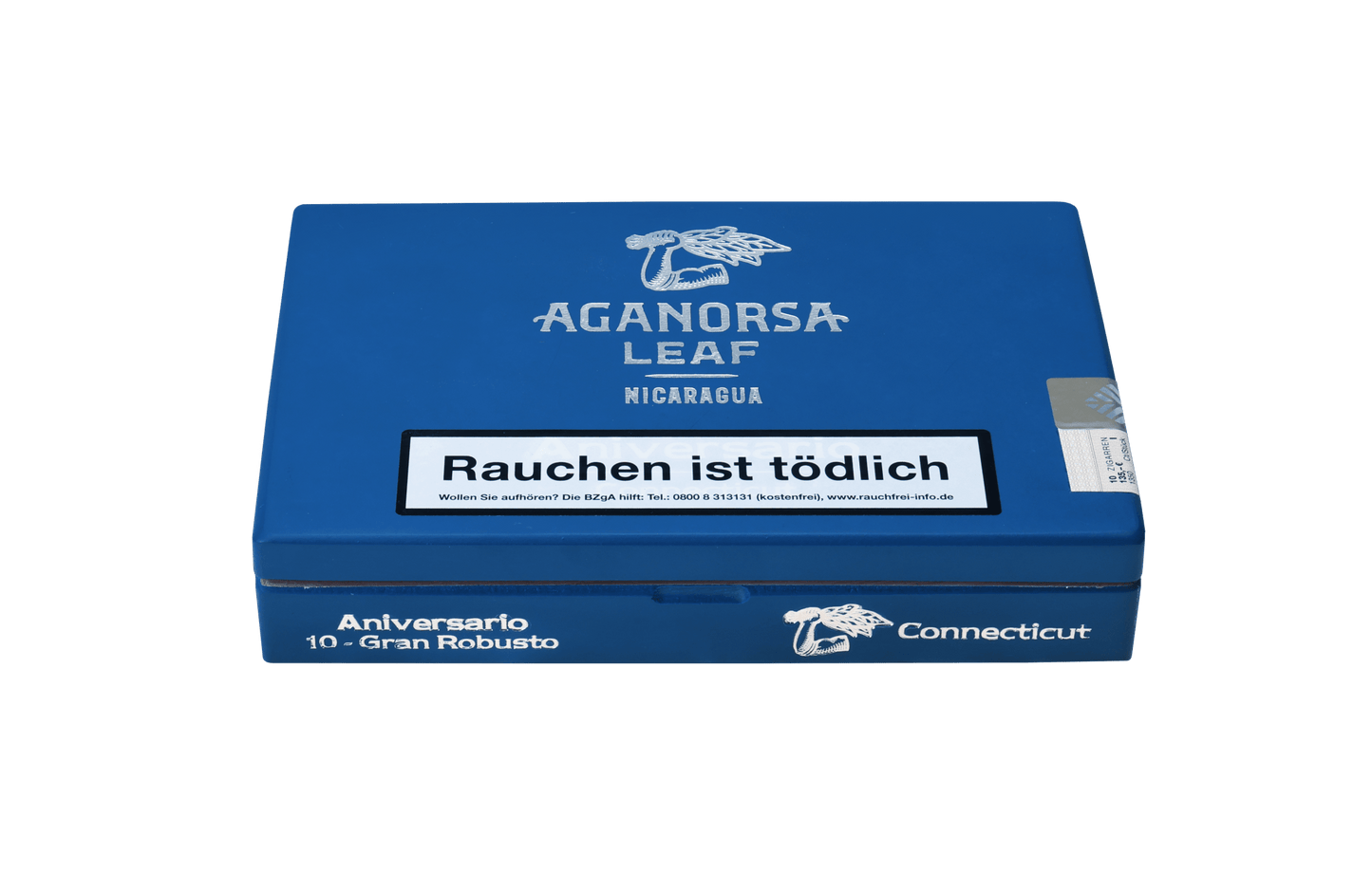 Aganorsa Leaf - Nicaragua Anniversario Gran Robusto Connecticut 10 stick box