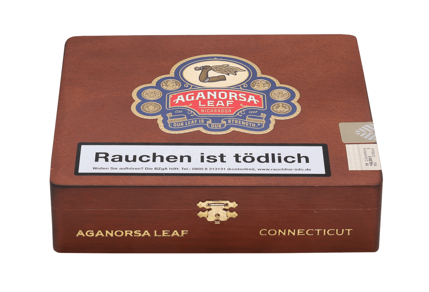 Aganorsa Leaf - La Validacion 康涅狄格州 Gran Toro 6 x 58 15 棒盒