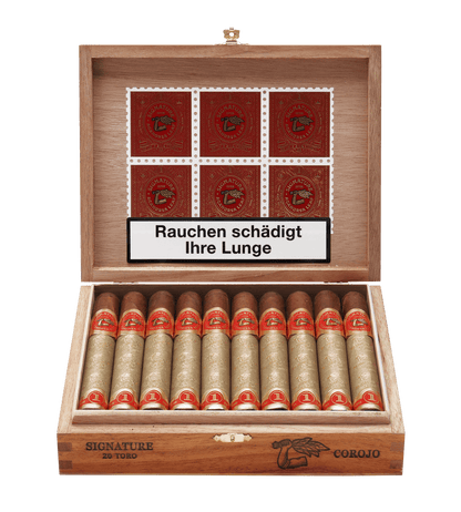 Aganorsa Leaf - 签名版 Corojo Toro 6 x 52 20 棒盒