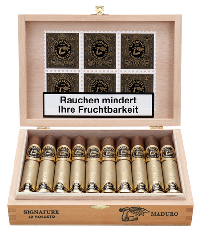 Aganorsa Leaf - 签名版 Maduro Robusto 5x52 20 盒装