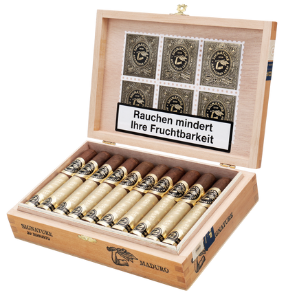 Aganorsa Leaf - 签名版 Maduro Robusto 5x52 20 盒装