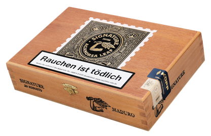Aganorsa Leaf - 签名版 Maduro Robusto 5x52 20 盒装