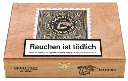 Aganorsa Leaf - Signature Edition Maduro Toro 6 x 52 20 stick box