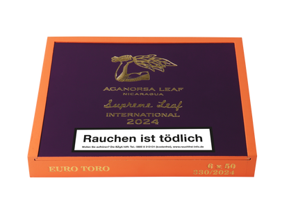 Aganorsa Leaf - Supreme Leaf Euro Toro 6 x 50 10 stick box