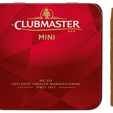 Clubmaster - Mini Red Cigarillo 20 stick tin