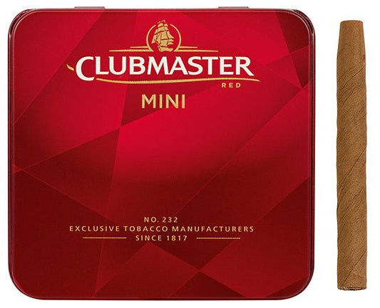 Clubmaster - Mini Red Cigarillo 20 Stick Tin