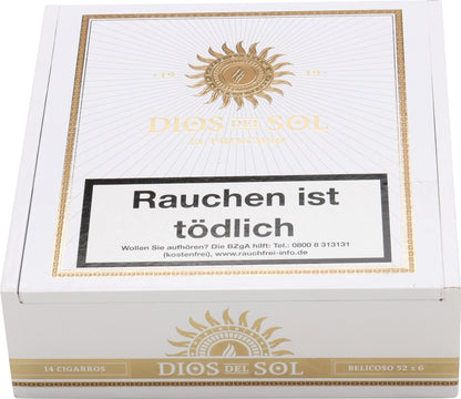 Dios Del Sol - El Principio Belicoso 52 x 6 14 stick box