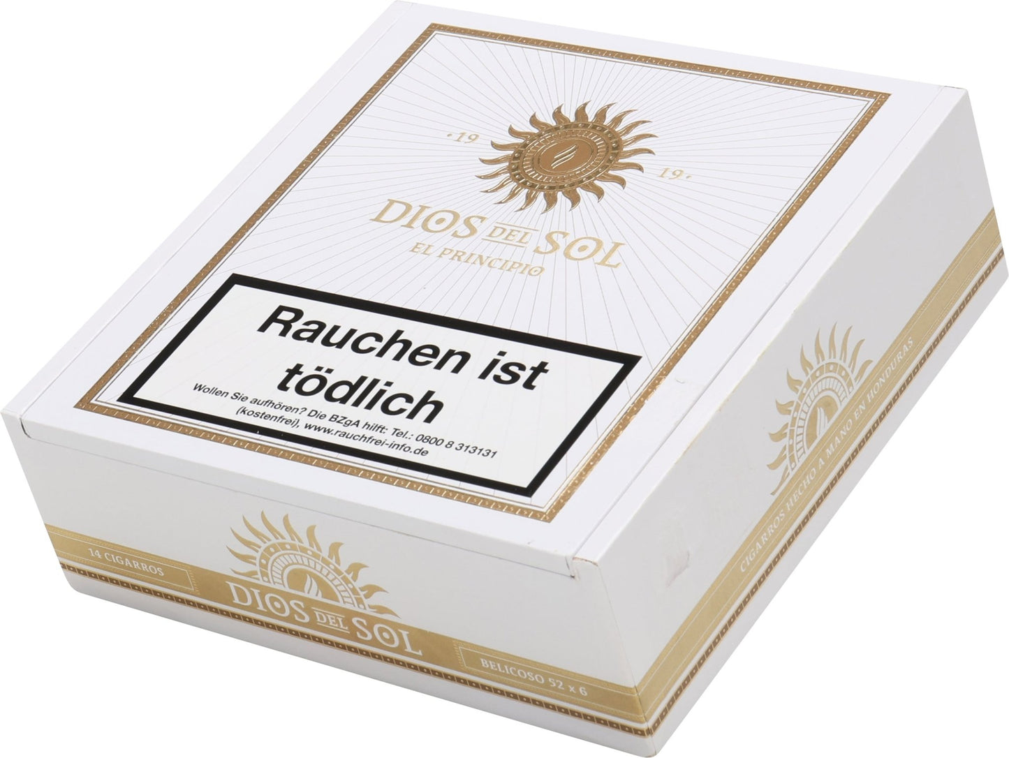 Dios Del Sol - El Principio Belicoso 52 x 6 14 stick box