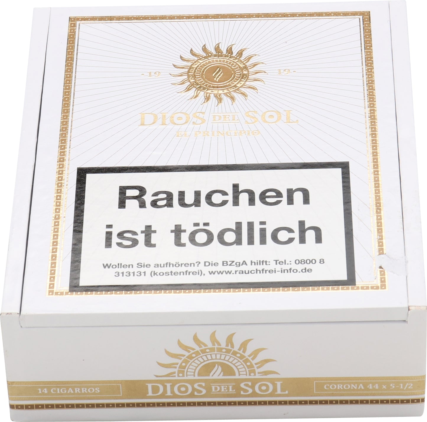 Dios Del Sol - El Principio Corona 44 x 5 1/2 14 stick box