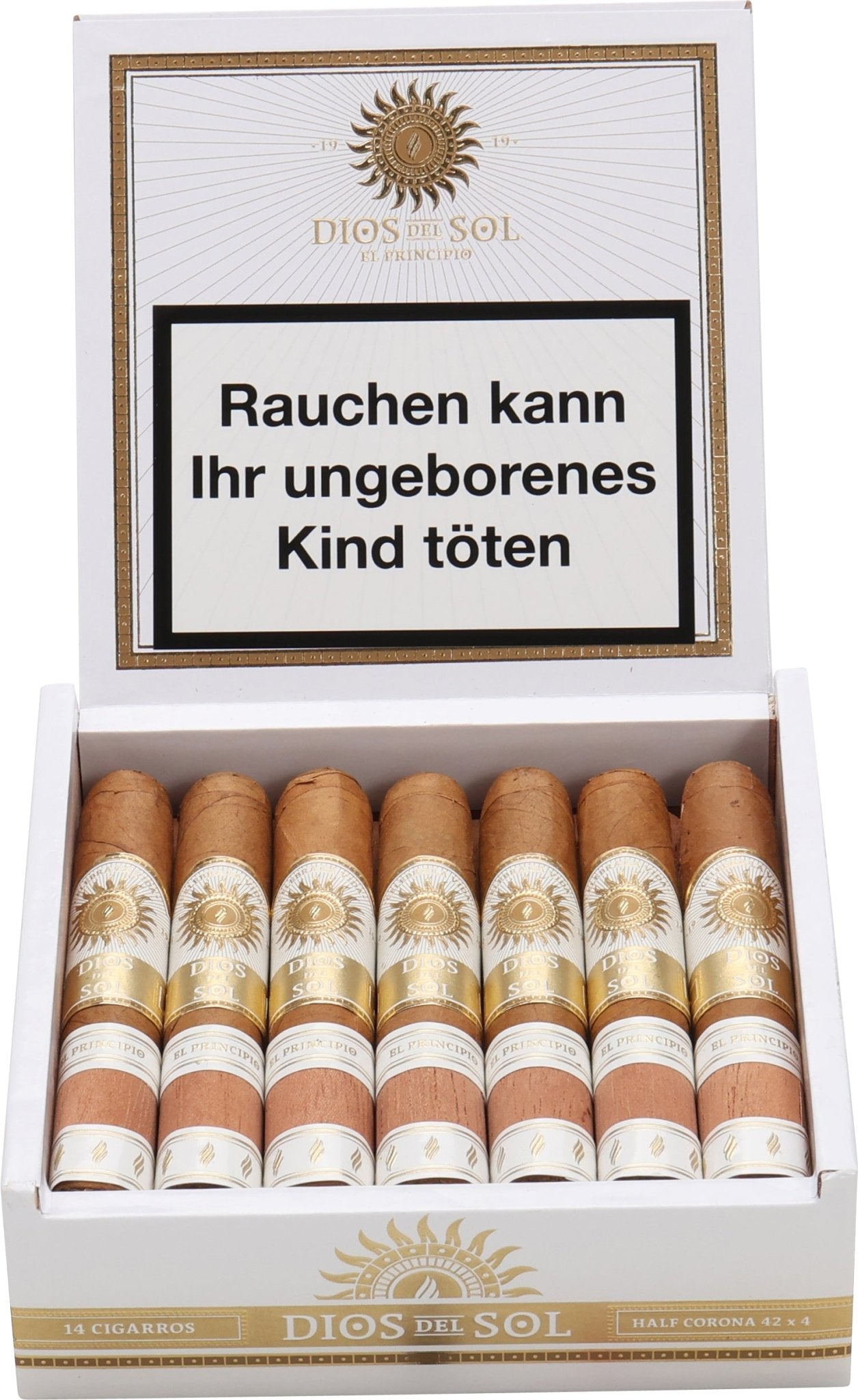 Dios Del Sol - El Principio Corona 44 x 5 1/2 14 stick box