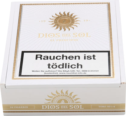 Dios Del Sol - El Principio Toro 50 x 6 14 stick box