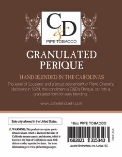 Cornell & Diehl - Granulated Perique MYO 16oz 453.6 gram