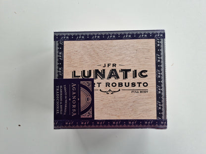 Aganorsa Leaf - JFR Lunatic, Short Robusto Maduro 4 3/4 x 52 28 stick box