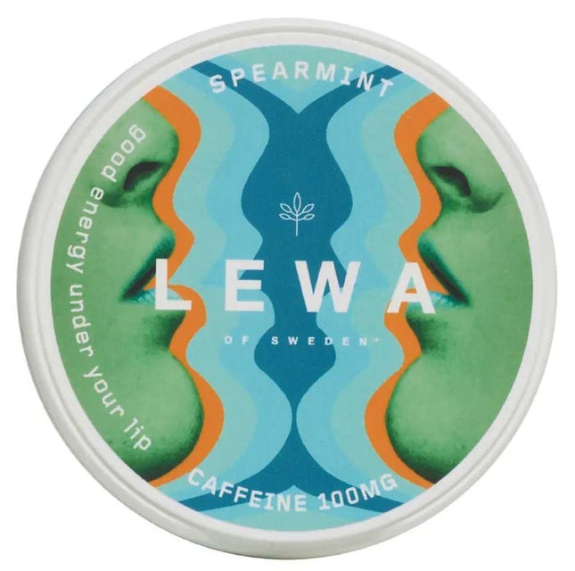 lewa-スピアミントカフェインポーチ100 mg 18ポーチの缶10缶