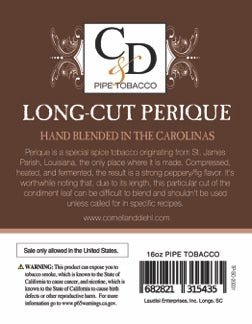 Cornell & Diehl - 长切 Perique MYO 16 盎司 453.6 克