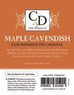 Cornell & Diehl - Maple Cavendish MYO 16oz 453.6 gram