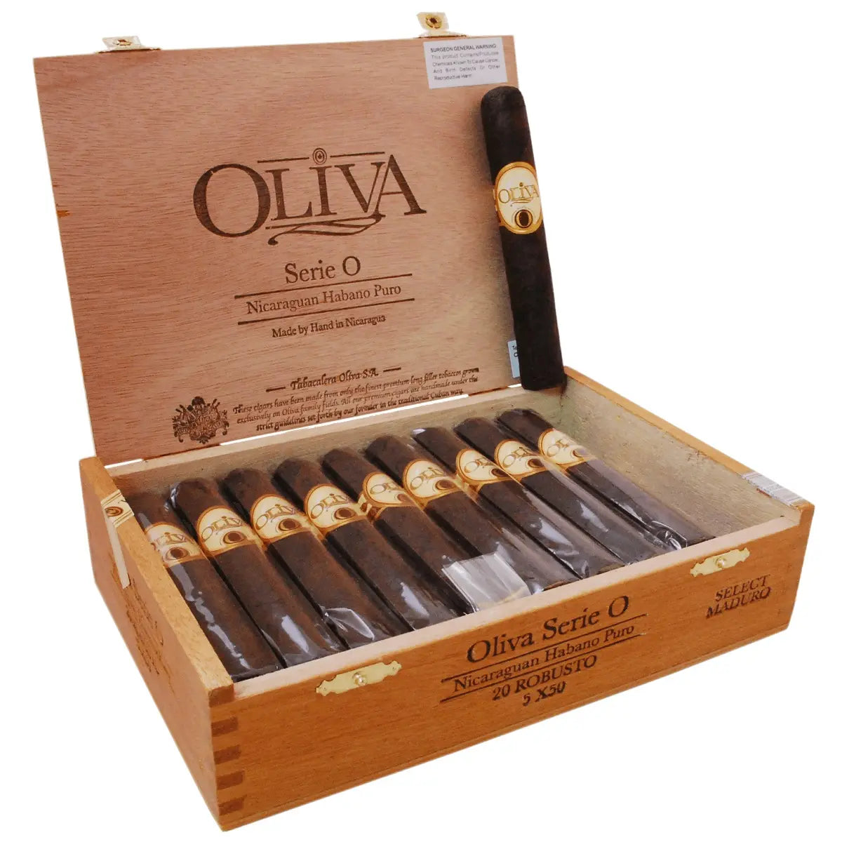 Oliva - Serie O Robusto 5x50 Maduro 20 stick