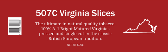 Sutliff - 507C Virginia Slices Pipe Tobacco 500 gram pack