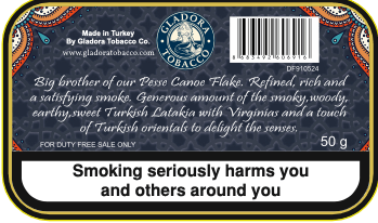 Pesse Canoe - Latakia Flake 20 tin of 50 gram