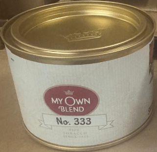My Own Blend - No. 333 100 gram tin