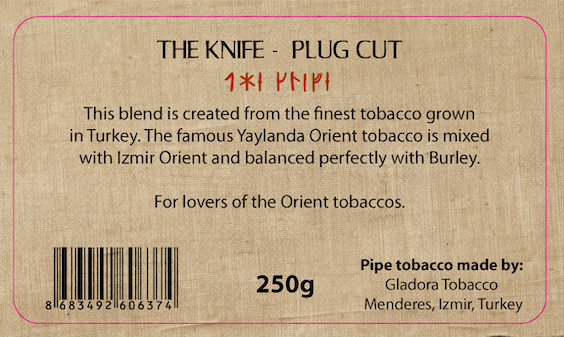 Per G. Jensen - Viking Collection, The Knife plug cut 250 gram bag