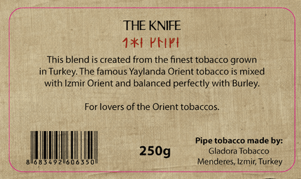Per G. Jensen - Viking Collection, The Knife pipe tobacco 250 gram bag