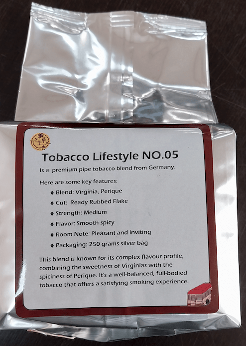 Tobacco Lifestyle NO. 05 250 gram bag