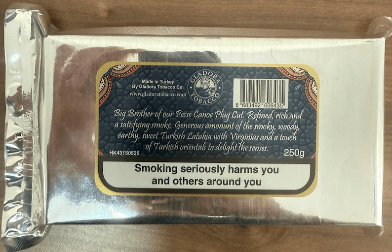 Pesse Canoe - Turkish Oriental Latakia 20 Plug Cut 250 gram