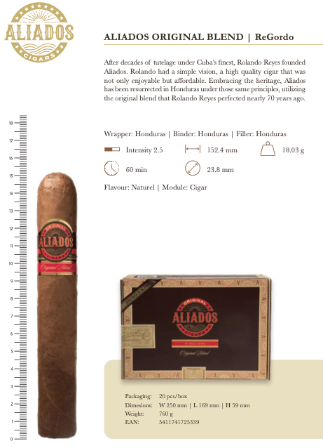 Cuba Aliados - Cabinet Edition Regordo 6X60 by EPC 20 stick box