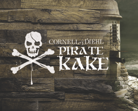 康奈尔大学 & Diehl - 海盗 Kake 2 盎司 56.7 克 <tc>铁罐</tc>