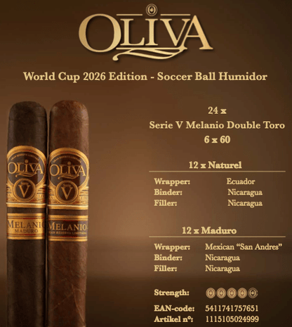 Oliva - Serie V Melanio Double Limitada Double Toro Soccer Edition 24 Stick