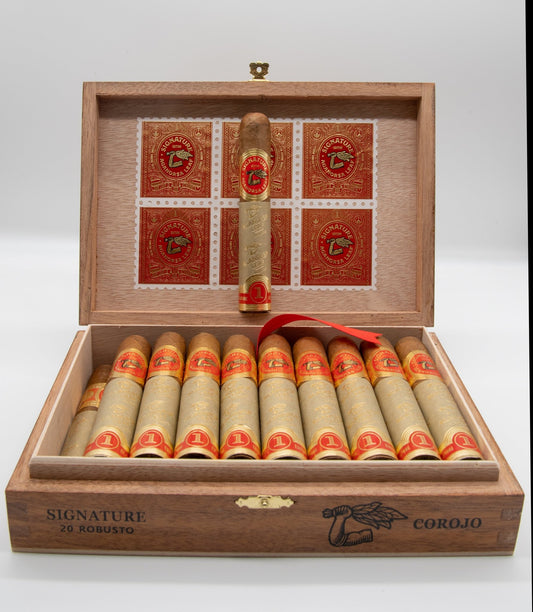 Aganorsa Leaf - Signature Edition Corojo Robusto 5 x 52 20 stick box