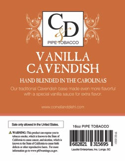 Cornell & Diehl - Vanilla Cavendish MYO 16oz 453.6 gram