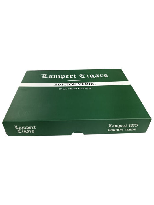 Lampert - 1675 Edicion Verde Oval Toro Grande 6 x 56 10 stick box