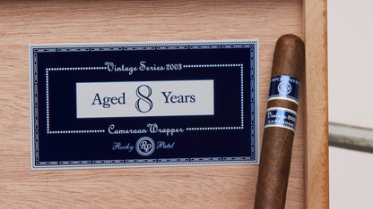 Rocky Patel - Vintage Series 2003 Aged 8 Years Cameroon Wrapper Toro 6 1/2 x 52 20 stick box