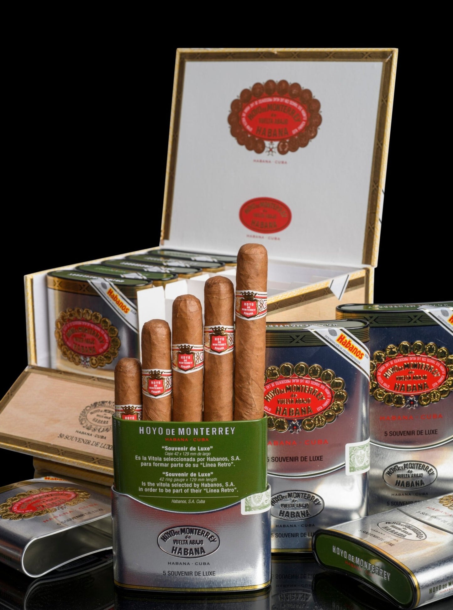 Hoyo de Monterrey -de luxe a/p 5的X 10 50