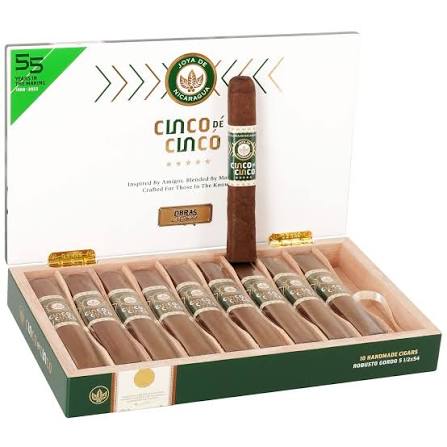 Joya de 尼加拉瓜 - Cinco de Cinco Obras Maestras Robusto Gordo 5 1/2 x 54 10 棒