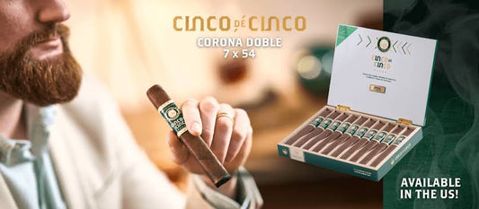 Joya de 尼加拉瓜 - Cinco De Cinco Obras Maestras Corona Doble 7 x 54 10 棒