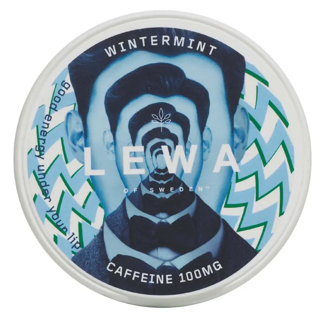 Lewa - Wintermint caffeine pouch 100 mg 10 cans of 18 pouches